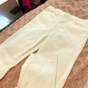 INC White jeans
